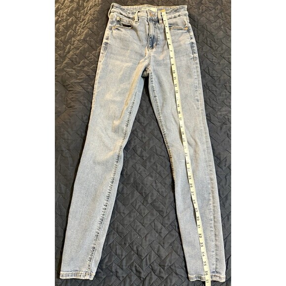 Garage Denim - Garage Juniors Size 1 Blue Jeans Medium Wash Skinny Fit High Rise